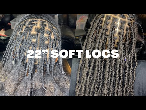 EASY 22” WAIST LENGTH INDIVIDUAL SOFT LOCS (Beginner Friendly)