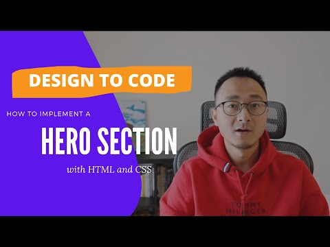 From Design to Code | Implementing the hero section