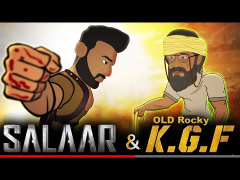 Salaar Joins Rocky in KGF Universe || Salaar Movie Animated Spoof || Cartoon Smash