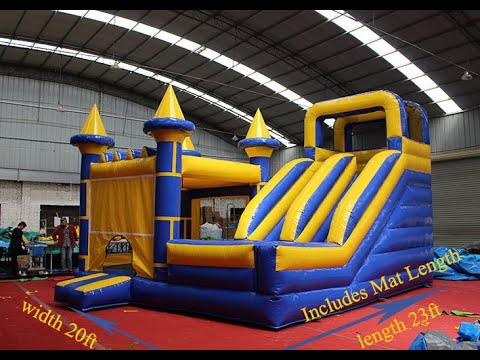 bounce house with slide, great combo
