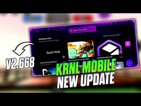 NEW UPDATE Krnl Mobile Executor V2.668 [Mediafire]