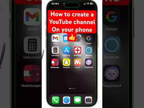 How to create a YouTube channel on your phone in (2025)! #online #tech #tips #android #ios #channel