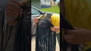 Small Butt Length Braids | Sleek Protective Style Inspiration