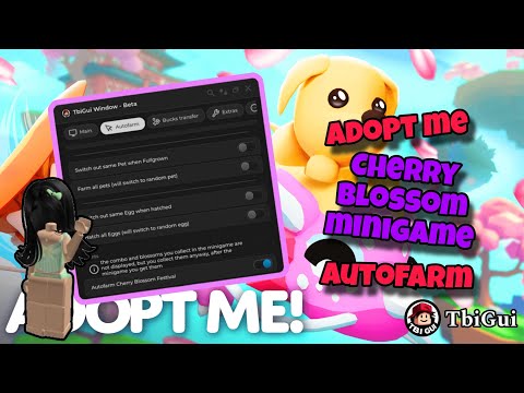 Roblox Adopt Me Cherry Blossom Minigame autofarm script / hack