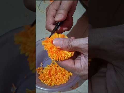 How to make pom pom # woolen pom pom easy making #shortyoutube