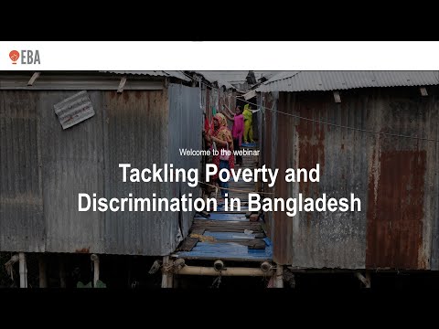 EBA webinar: Tackling poverty and discrimination in Bangladesh