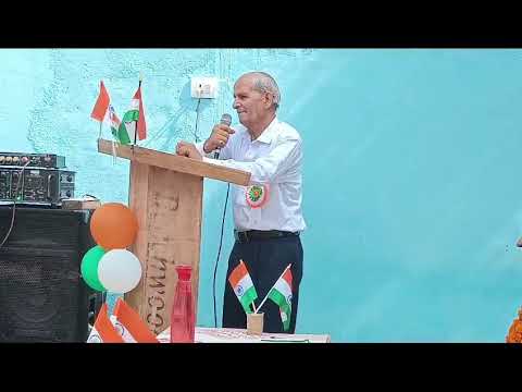 Hindi speech by Sheesh Ram ji director of Yashvi Star Academy
