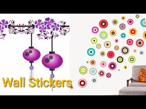 Unboxing Wall Stickers from Flipkart | Wall Stickers Under Rs 200 | Low Budget Room Decoration Ideas