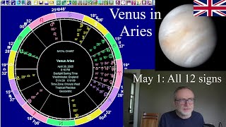 Thursday May 1 2025 astrology: ALL 12 SIGNS, Venus in Aries