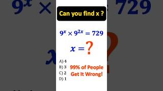 Can YOU Solve This Tricky Equation?🤔🧠 #shorts #math