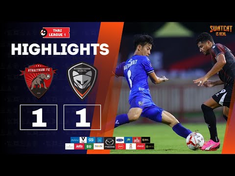 HIGHLIGHTS : Thaileague 1 2024/25 : อุทัยธานี เอฟซี 1-1 นครราชสีมา มาสด้า เอฟซี