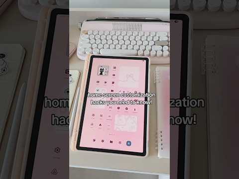 Samsung Tablet Customization HACKS 💌 Aesthetic Home Screen Setup Tricks