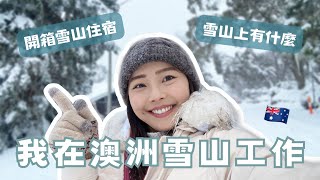 我來澳洲雪山工作啦！Falls Creek 雪山環境介紹＆員工住宿開箱✨｜澳洲打工度假｜馨蒂 Cindy