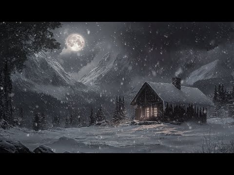 Calming Blizzard Sounds for Deep Sleep | Snow Storm Sleep Sounds  #heavysnowstormsoundsforsleeping