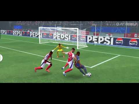 Barcelona versus  Arsenal FC mobile