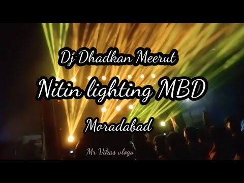 DJ Dhadkhan Meerut | Nitin Lighting MBD 🦁  | Kawar yartar 2023 @MrVikasvlogs #djdhadkanmeerut