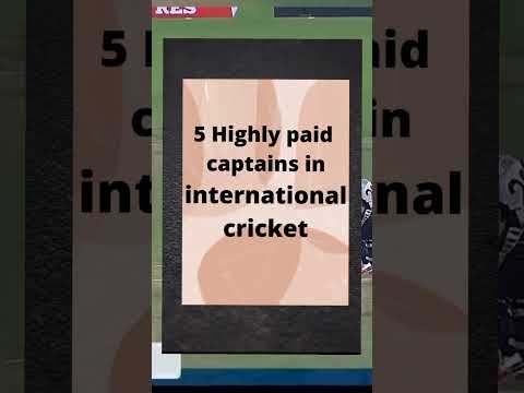 5 Highly paid captains in international cricket #shorts #knowmore