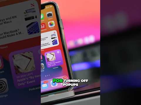 STOP POP-UPS AND ADS ON YOUR IPHONE part 1️⃣  #popups #ads #iphonerecovery