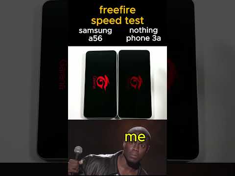 nothing phone 3a vs samsung a56 speed test #freefire #iphone