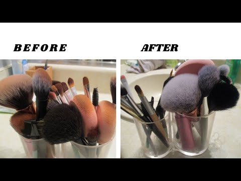 How To Clean Your Makeup Brushes at Home (Cheap and Works like Magic)!!