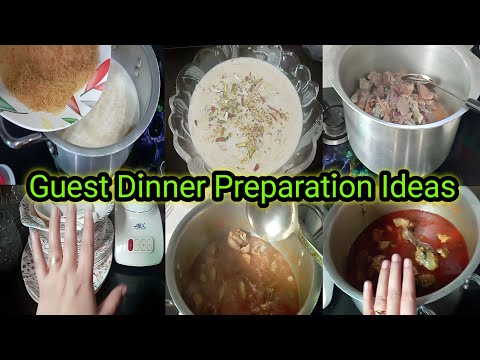 Time Saving Preparation for guests | Dinner Party Ideas for Guests