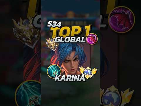 84% Winrate Karina S34 Build! Mobile Legends #mobilelegends #mlbb #gaming