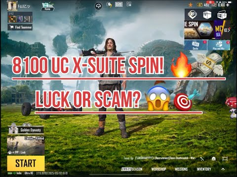 8100 UC Aukhurka X-Suite Crate Opening 🔥 | BGMI Premium Spin Luck or Scam? (Part 1)