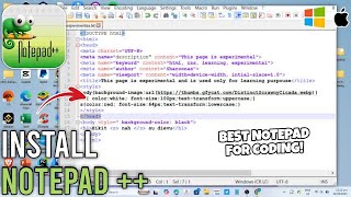 How to Installl Notepad++ for Free on PC or Laptop - Easy Step-by-step Guide