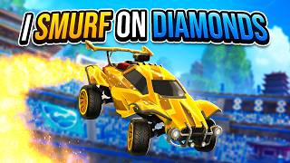 This Gold Is The Biggest Smurf In Rocket League