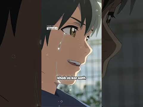 "I will definitely walk with you.[4k]. weathering with you..( #anime #shorts )