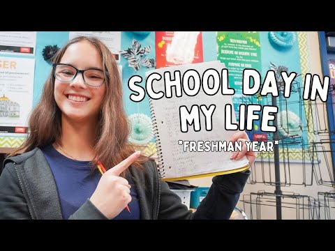 SCHOOL DAY IN MY LIFE (as a freshman)