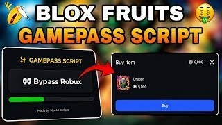 [🌶 NO KEY] Blox Fruits GamePass Gifter Script | Free Fruits | Free Dragon | Safe | Roblox