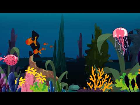🐙Calming undersea animation🐠 | Sleep music & Lullabies for babies and kids🐳🐡