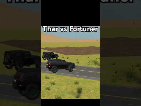 Thar vs Fortuner #ytshorts #shortvideo #youtubeshorts