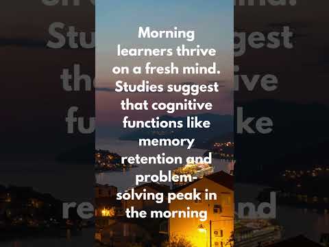 What's the best time of day to study? #languagelearning