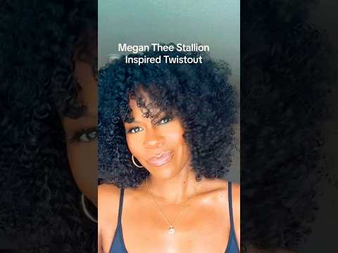 Megan Thee Stallion Inspired Twistout. #twistouts #twiststyles #hairinspiration