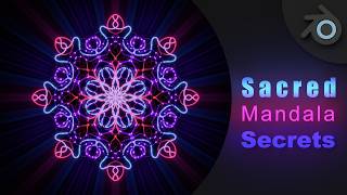Geometry Nodes & Shader Hybrid Motion Graphics Mandala - Blender Tutorial