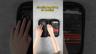 Passport Holder with RFID Blocking #bagsonline #traveltips #packing #packwithme #whatsinmybag #asmr