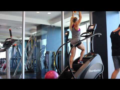 Lauren Rae | Dumbbell StairMaster Exercise | Complete Nutrition