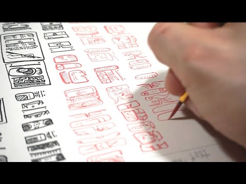 An ENTIRE Page of Maya Hieroglyph Written in 2022