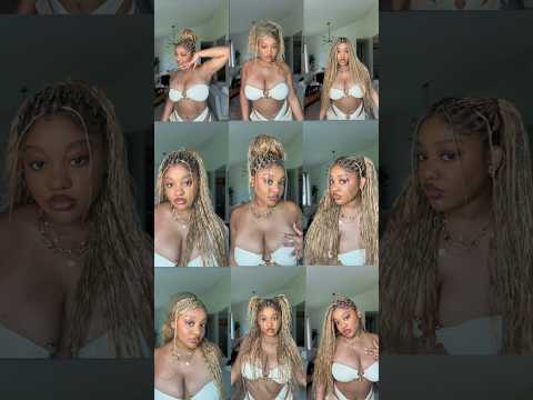 Style My Boho Braids w me ✨                #bohobraids #bohohairstyles #knotlessbraids #braidstyles