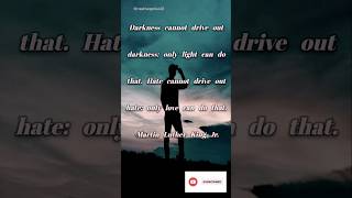 Darkness-motivational quotes by marti Luther king | Motivational quotes|thoughts|true lines #shorts