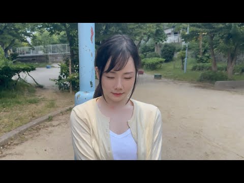 薄暮の公園で吐息が漏れてしまいました…💕