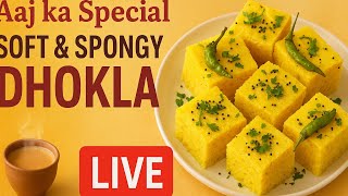 Day-3 🟡 “Live Cooking – Fresh Homemade Dhokla | Quick & Easy” 