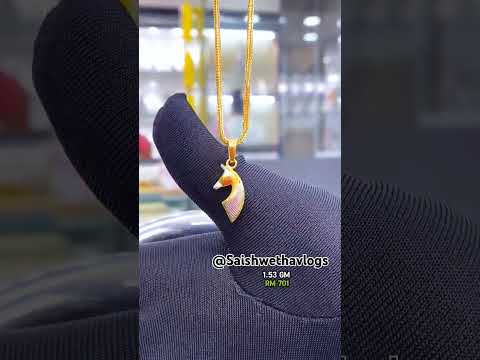 Women gold locket under 3 gram #yt #shots #youtube #subscribe @Saishwethavlogs