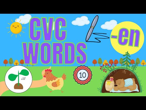 CVC Words | -en Words | Consonant Vowel Consonant