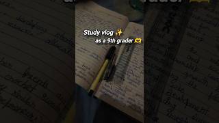 Study vlog ✨ | cbse 9th grader 🖇️ | #minivlog