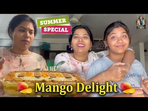 Summer Special Yummy mango Delight Recipe by Dhanvi || Trending Dhanvi | #SummerSpecial