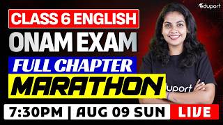 Class 6 | English | Onam Exam Full chapter Marathon  | Eduport Class 6