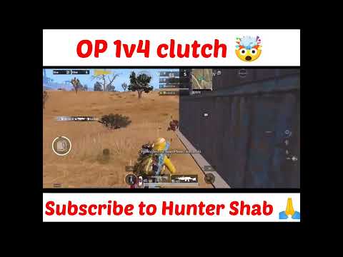 1v4 clutch in Miramar 🤯 wait for end 👈 #shorts #shortvideo #pubgmobile #bgmi